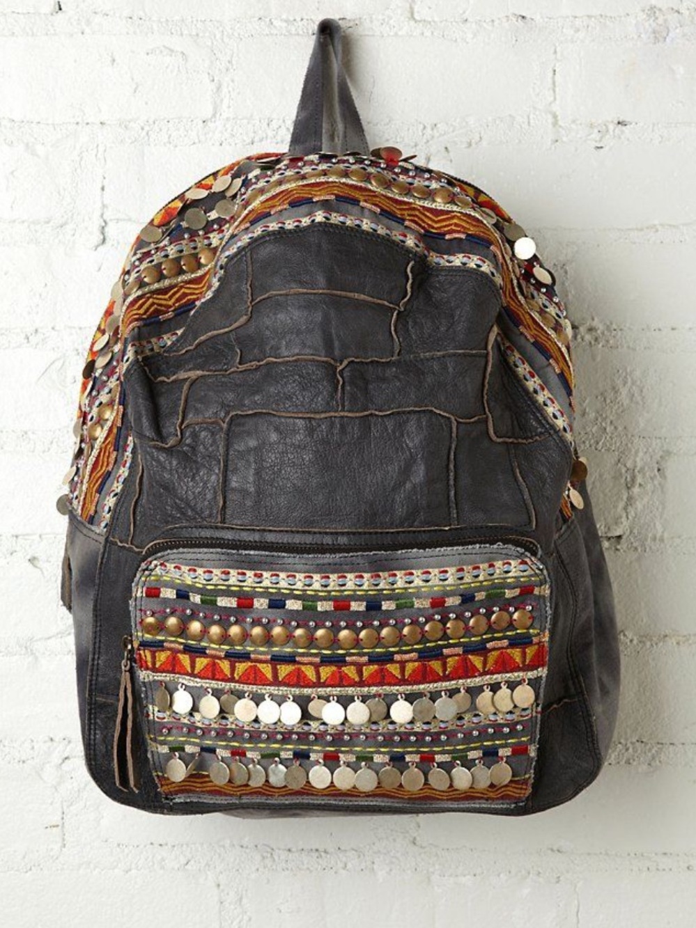 ✨ RARE & DISCONTINUED ✨ Free People Alameda Embellished Boho Backpack